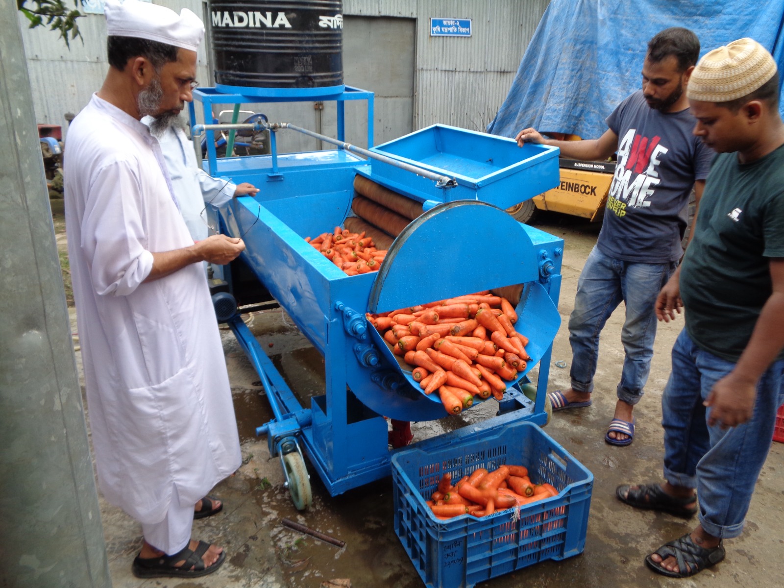 BARI Root Crop Washing Machine